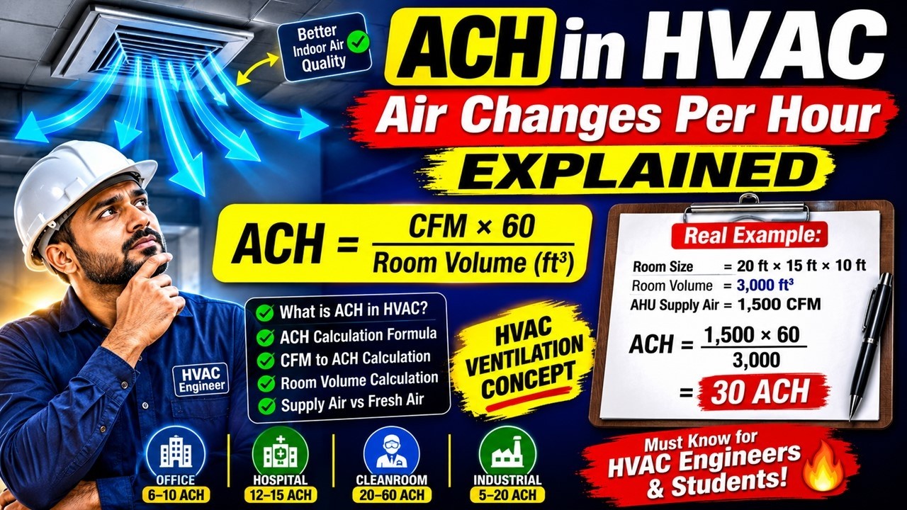 Air Changes Per Hour ACH in HVAC Explained