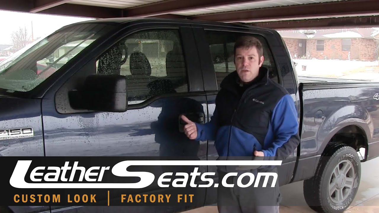 2004-2008 Ford F-150 D.I.Y. custom leather interior kit Installation Part 1 of 5 - LeatherSeats.com