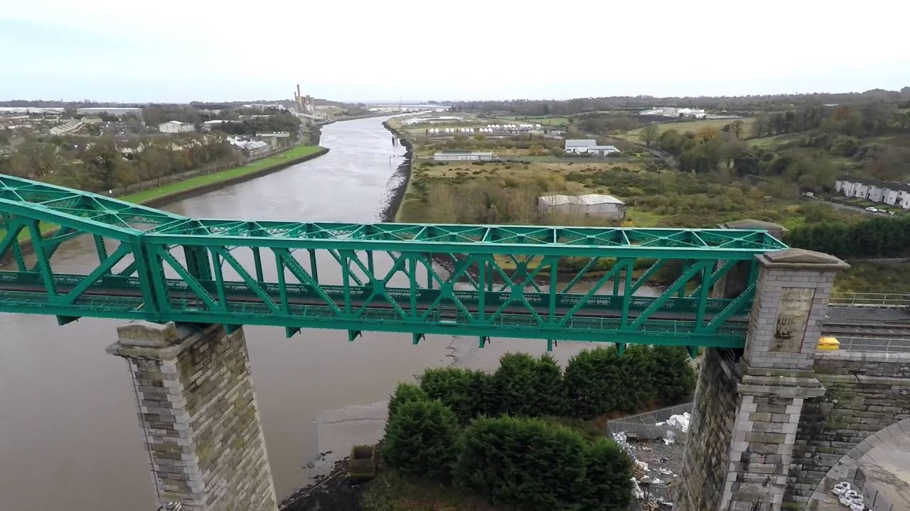 Drogheda Viaduct - an aerial view