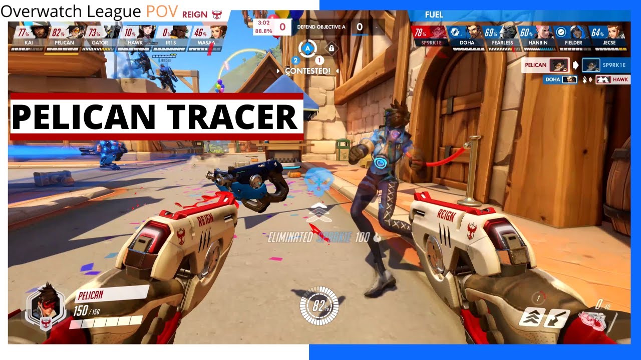 PELICAN TRACER POV | Countdown Cup - Reign vs Fuel | OWL Season 2021 (Week 17)