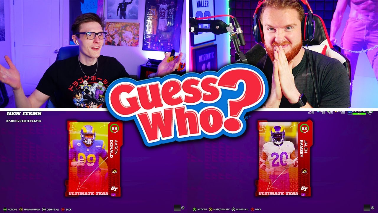 *INSANE* 88 OVERALL Guess Who vs. @Mayz... - Madden 22 Ultimate Team