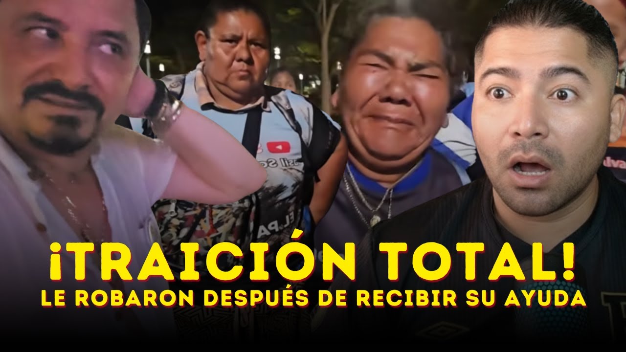 &iexcl;LA PEOR TRAICI&Oacute;N! Les dio la mano y le robaron la billetera