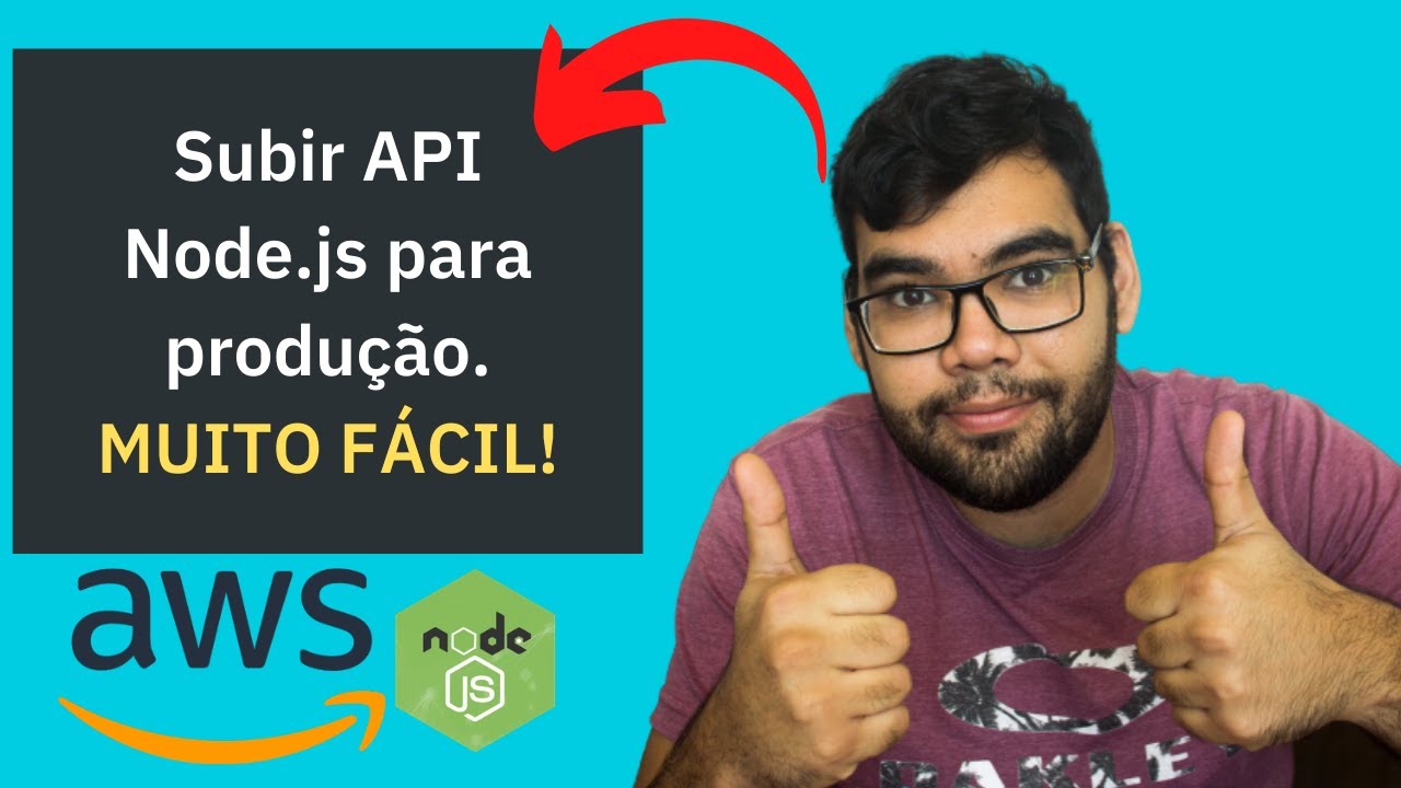 O jeito mais fácil de subir uma aplicação NODE.JS para um servidor DE GRAÇA! | AWS EC2.