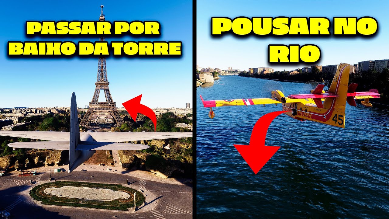 Criei um esporte usando aviões