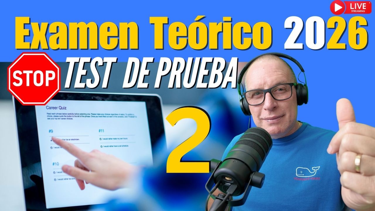 2026 NUEVO EXAMEN TEORICO DE CONDUCIR 🚗 | Preguntas Licencia de Manejo (Parte 2)