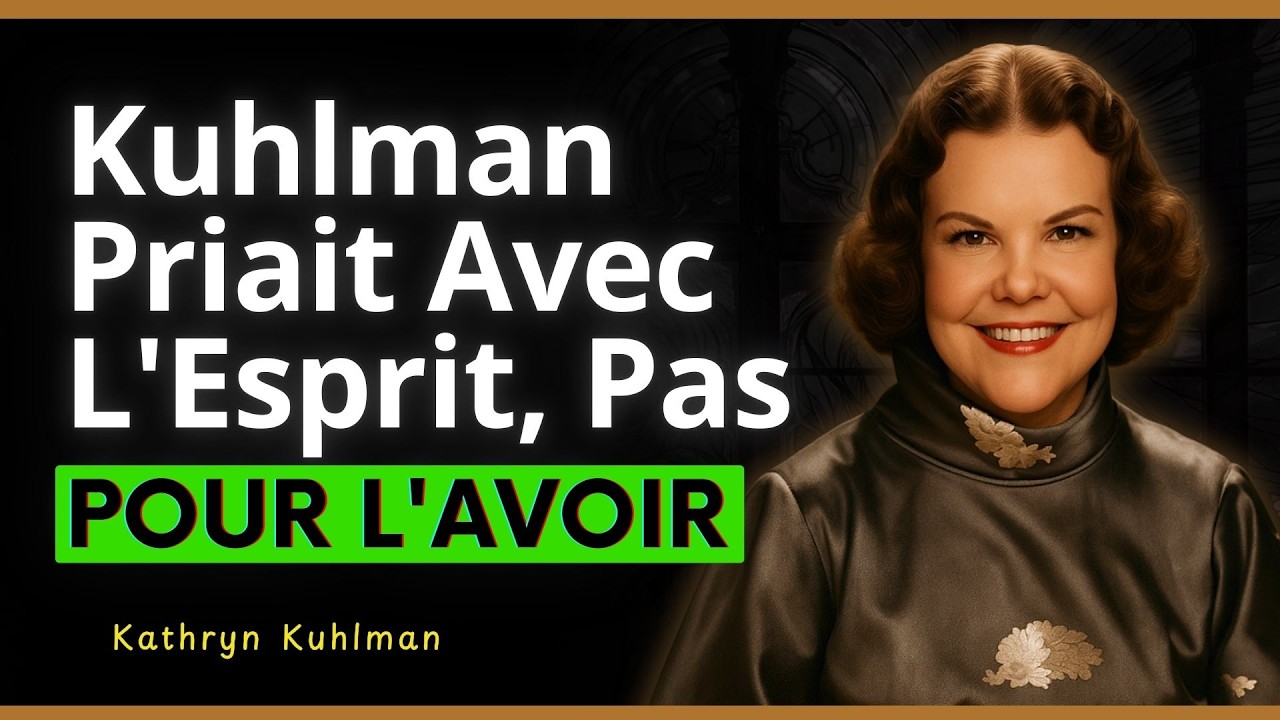 Appliquez vous les habitudes spirituelles que Kathryn Kuhlman recommandait