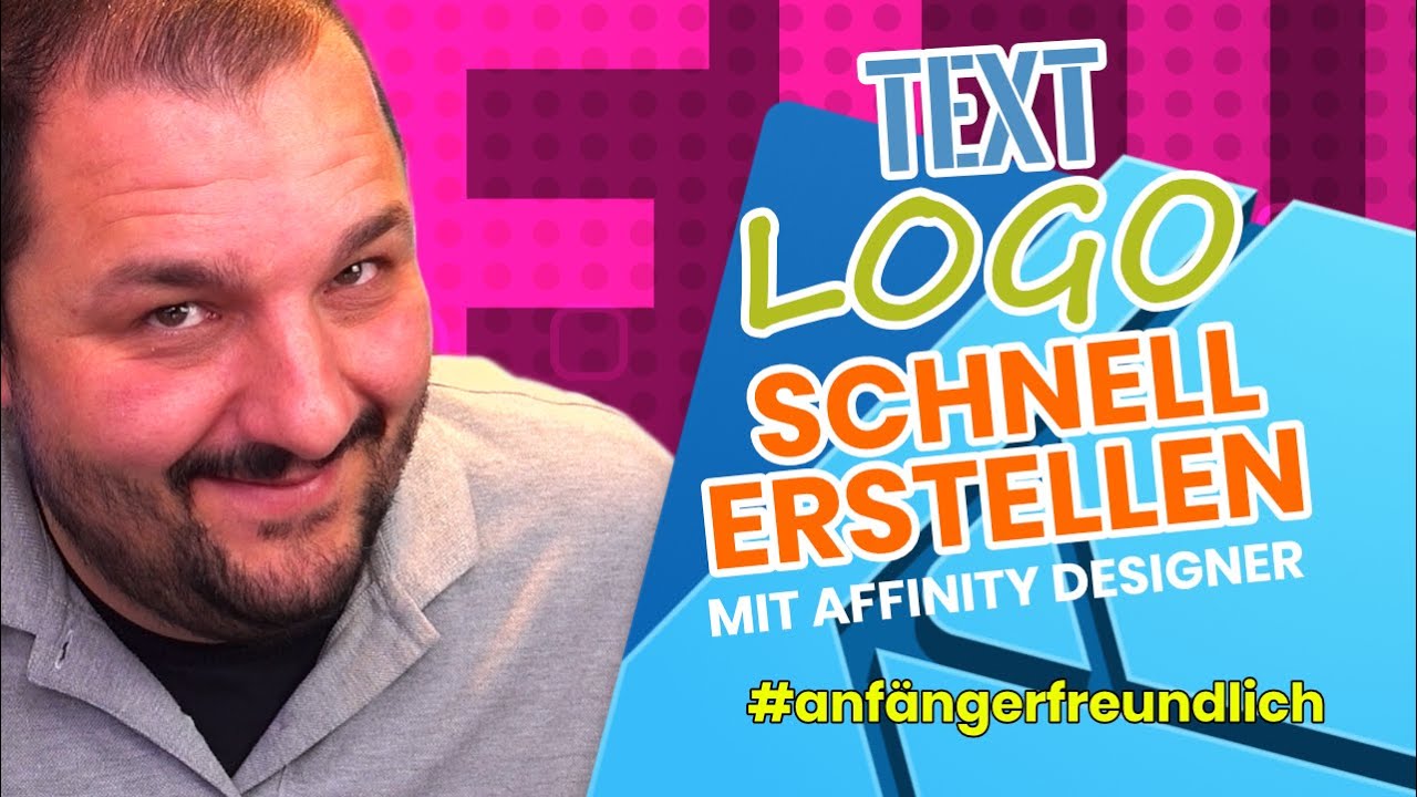 Logo aus einer Schrift erstellen in 10 Minuten? Unmöglich! | Affinity Designer