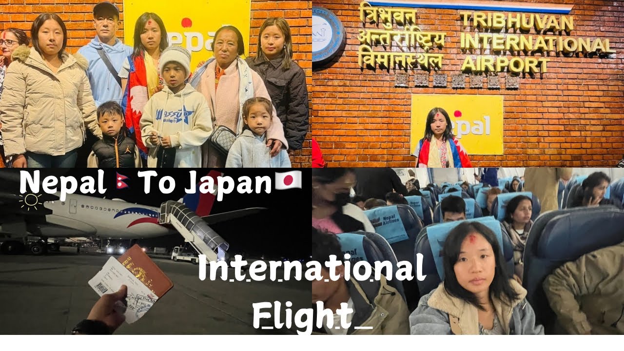 Nepal🇳🇵To Japan🇯🇵Vlog // My first international flight✈️//Working Visa In Japan // kathmanduToTokyo