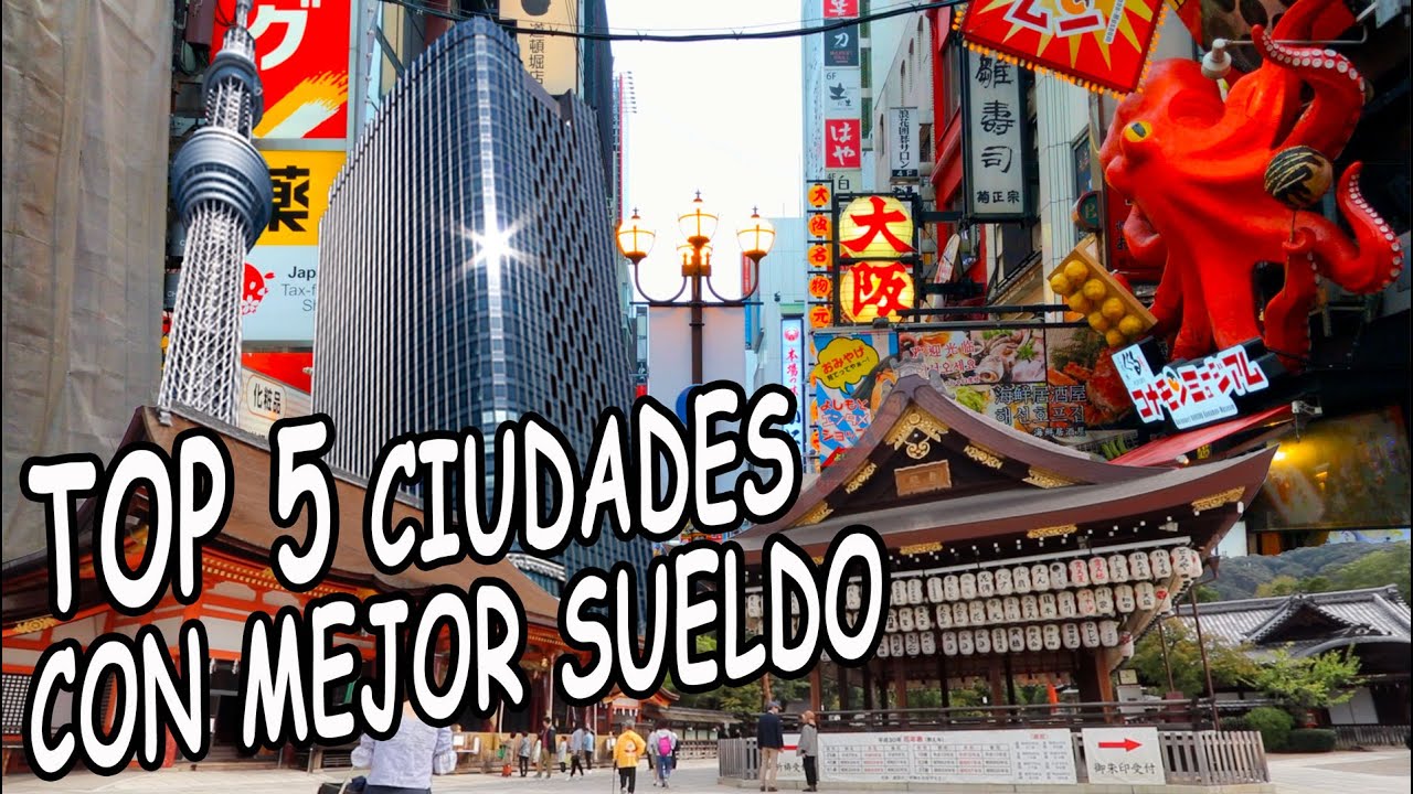 TOP 5 CIUDADES EN JAPÓN CON LOS MEJORES SUELDOS