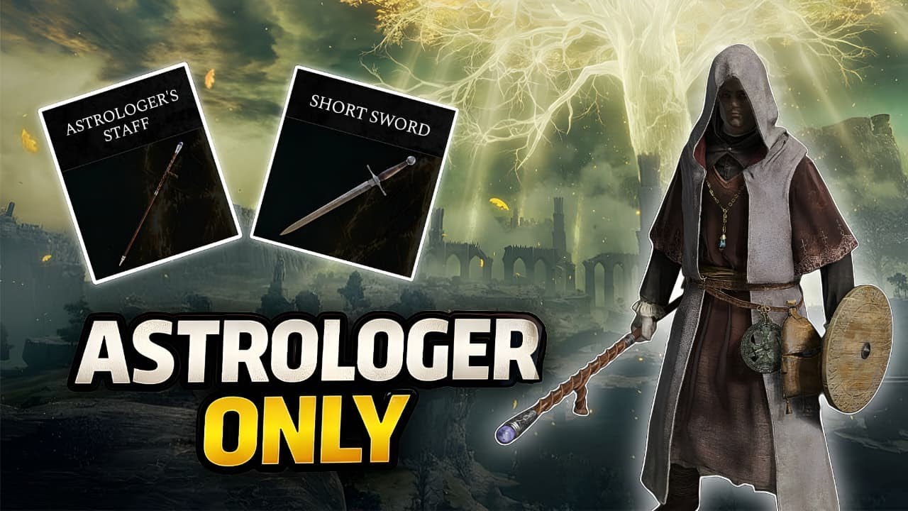 Elden Ring Astrologer Only Run | Starter Staff Only | LIVE