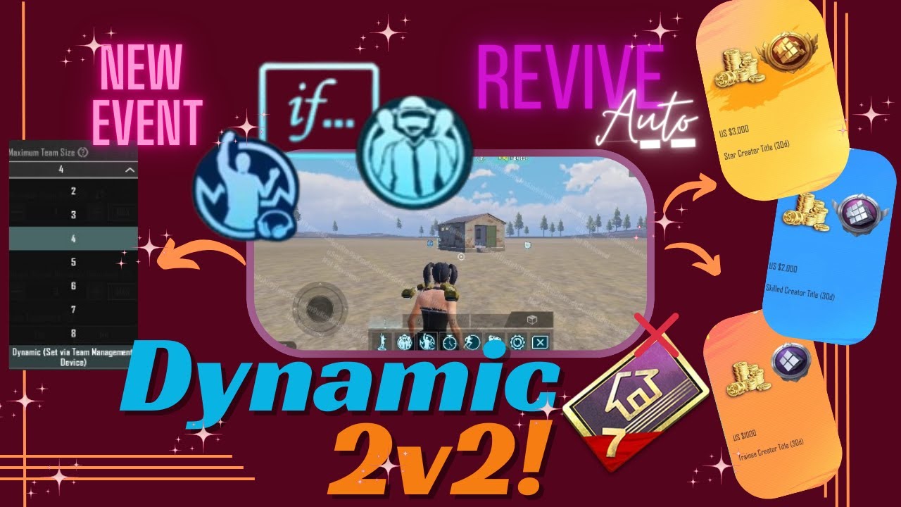 Create 2v2 Wow map with dynamic Settings without room card #autorevive  also explained #foxico_playz