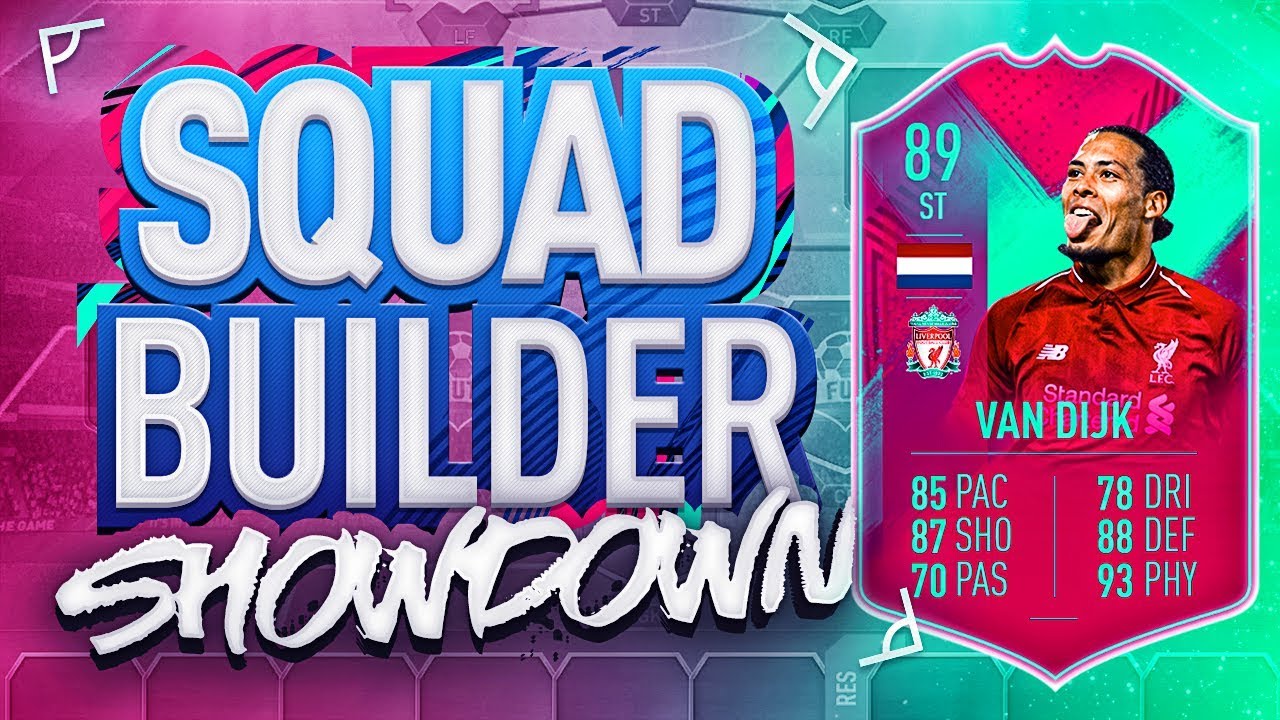 FIFA 19 SQUAD BUILDER SHOWDOWN!!! STRIKER FUT BIRTHDAY VAN DIJK!!! Position Change Virgil Van Dijk