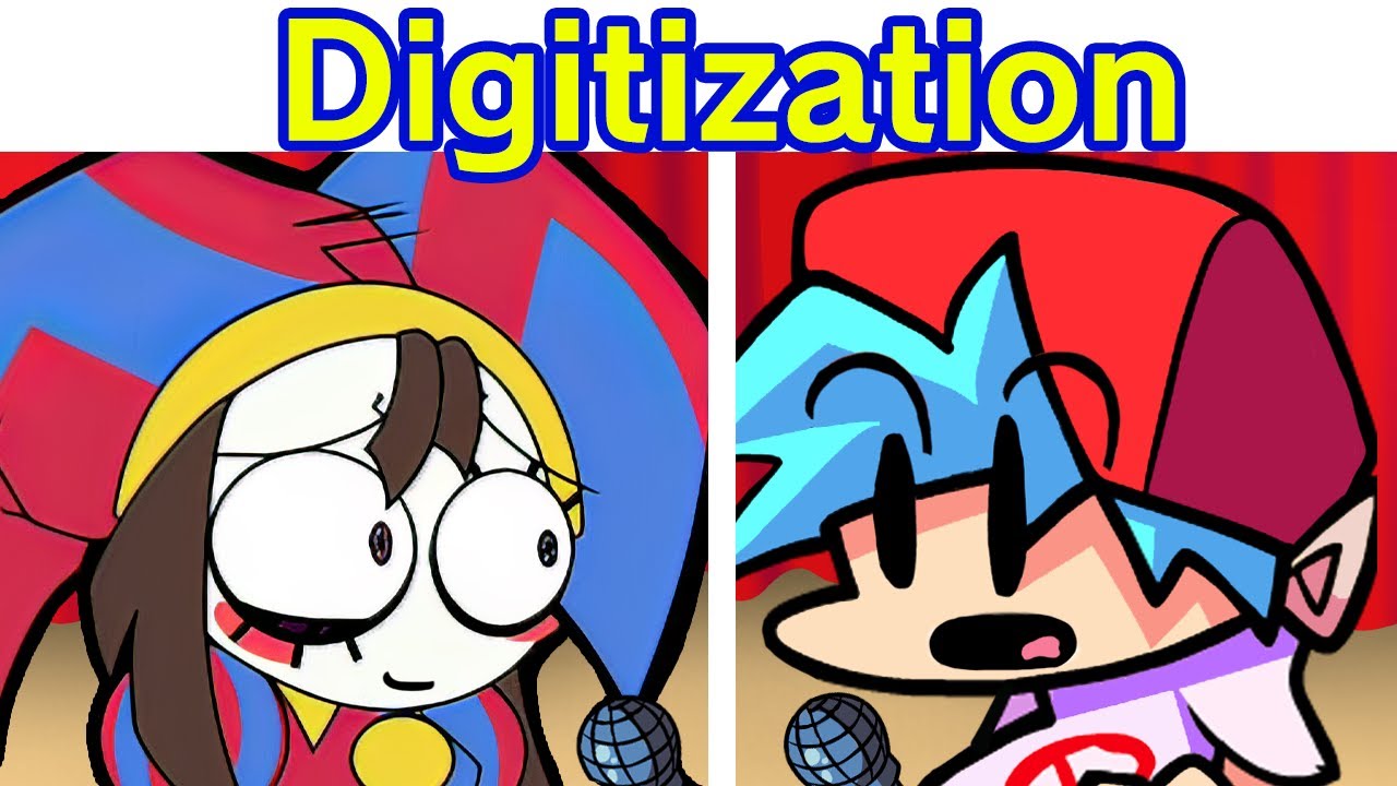 Friday Night Funkin' Pomni VS Caine, Digitization Circus Demo | The Amazing Digital Circus (FNF Mod)