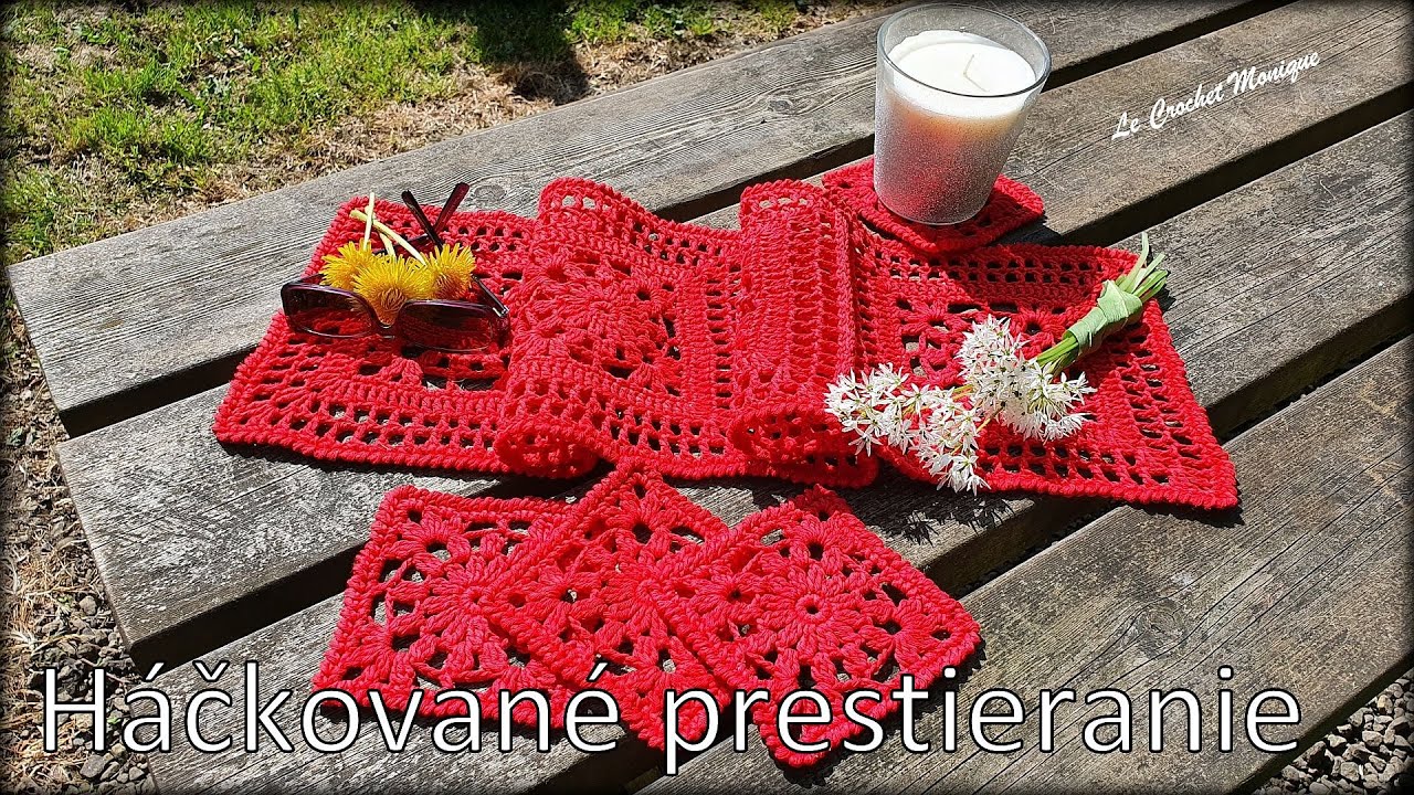 Háčkované prestieranie/Crocheted Tablecloth (english subtitles)