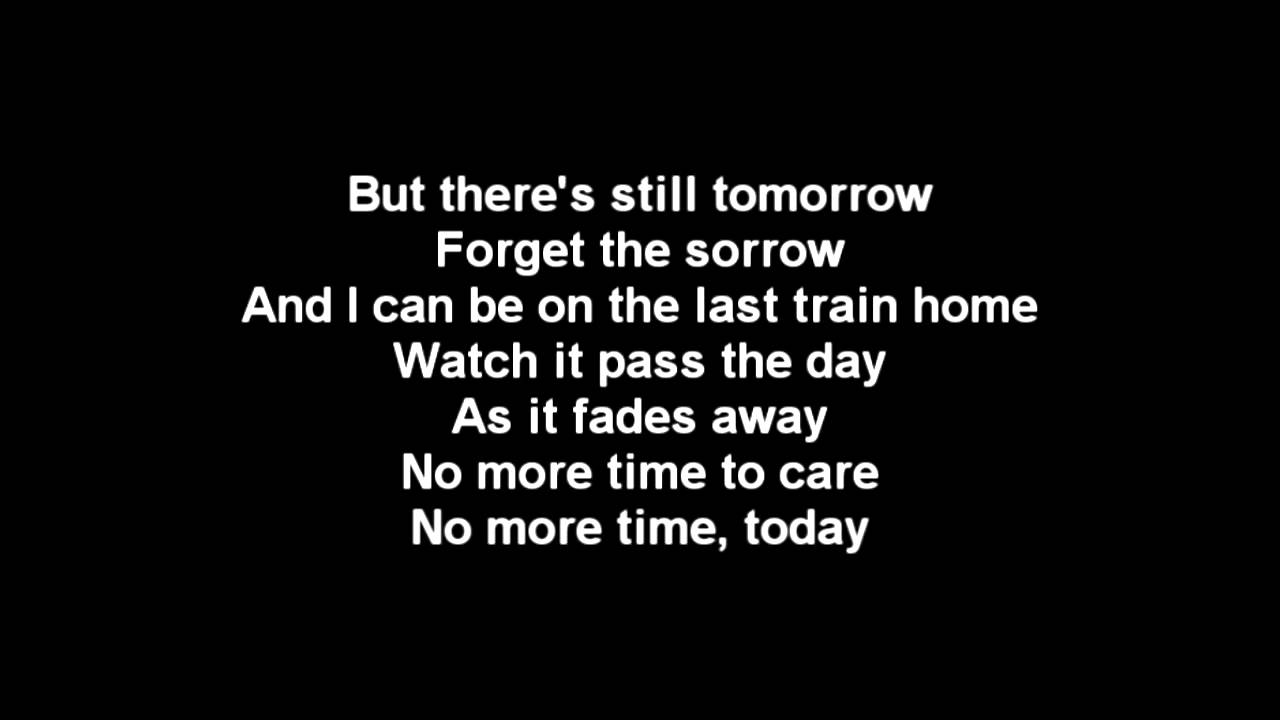 Lostprophets - Last Train Home Lyrics