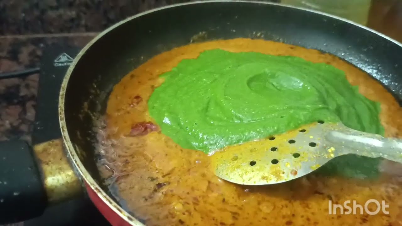 Paneer palak ki sabji recipe//