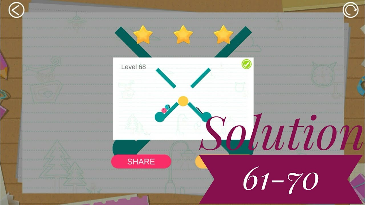 Love Balls Level 61 62 63 64 65 66 67 68 69 70 Solution | 3 Star | Gameplay