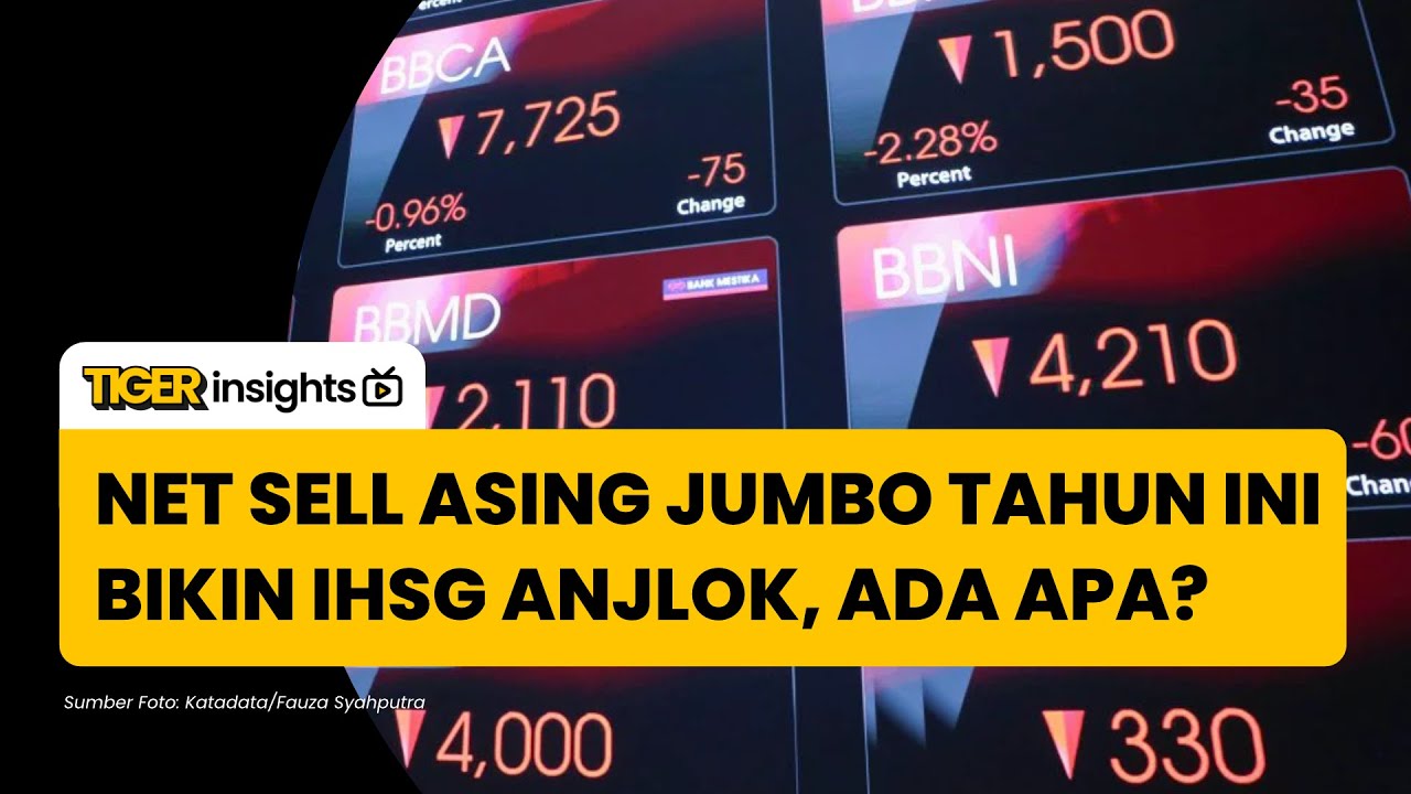 Net Sell Asing Jumbo Tahun Ini Bikin IHSG Koreksi, Ada Apa?