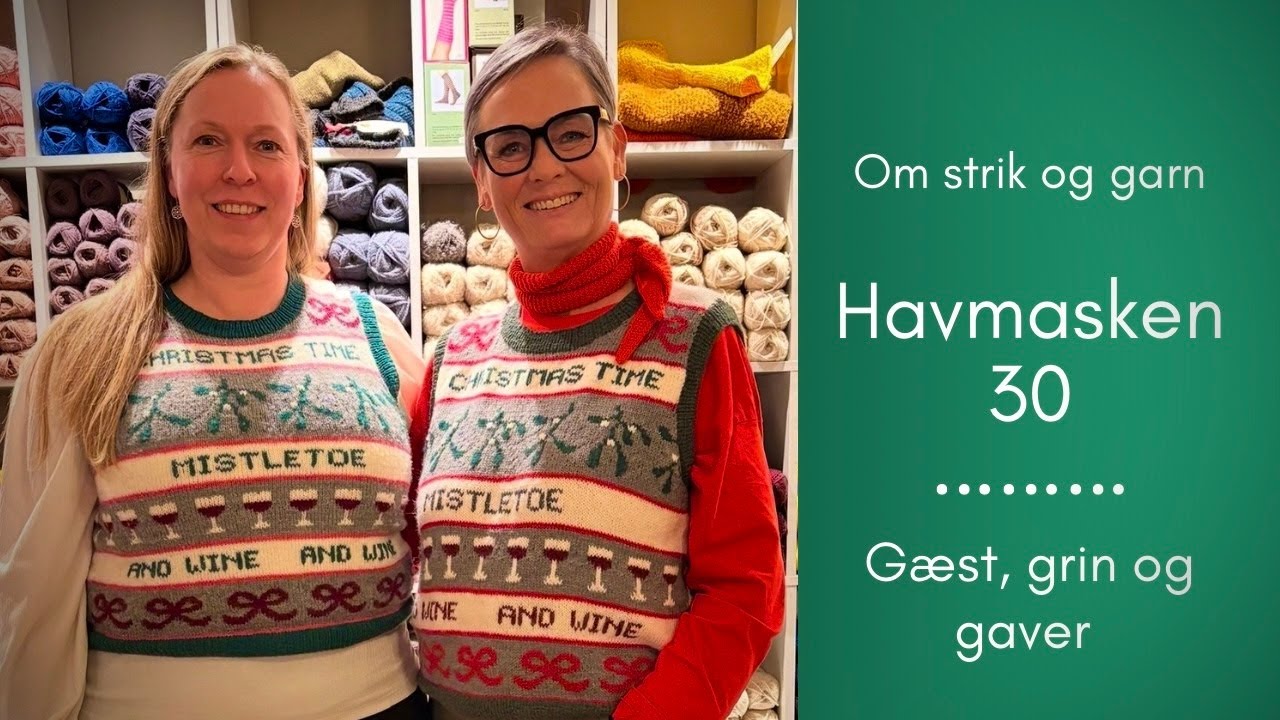 Havmasken 30 Gæst, grin og gaver