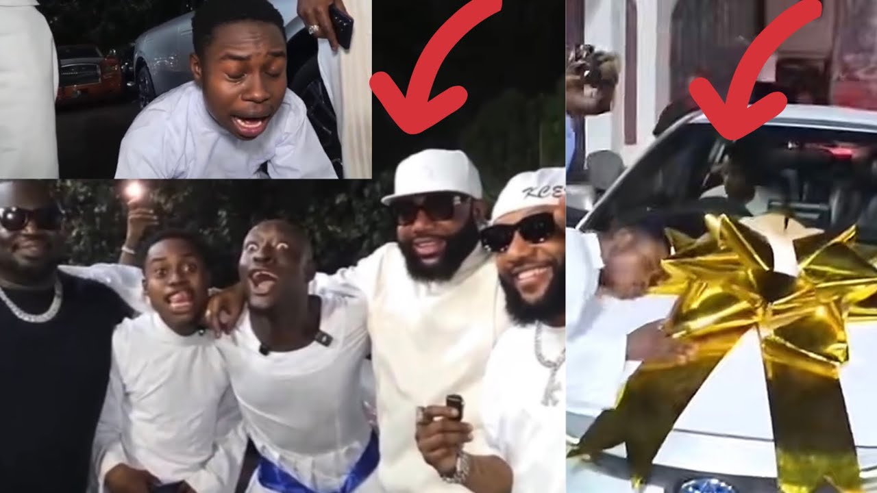 Nigeria billionaire EMONEY and KCEE gave Peller brand new car money na water with Carterefe 
