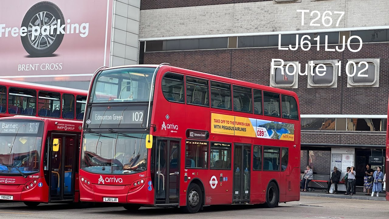 Power Mode + Floored | T267 LJ61LJO Arriva London North | Journey on 102