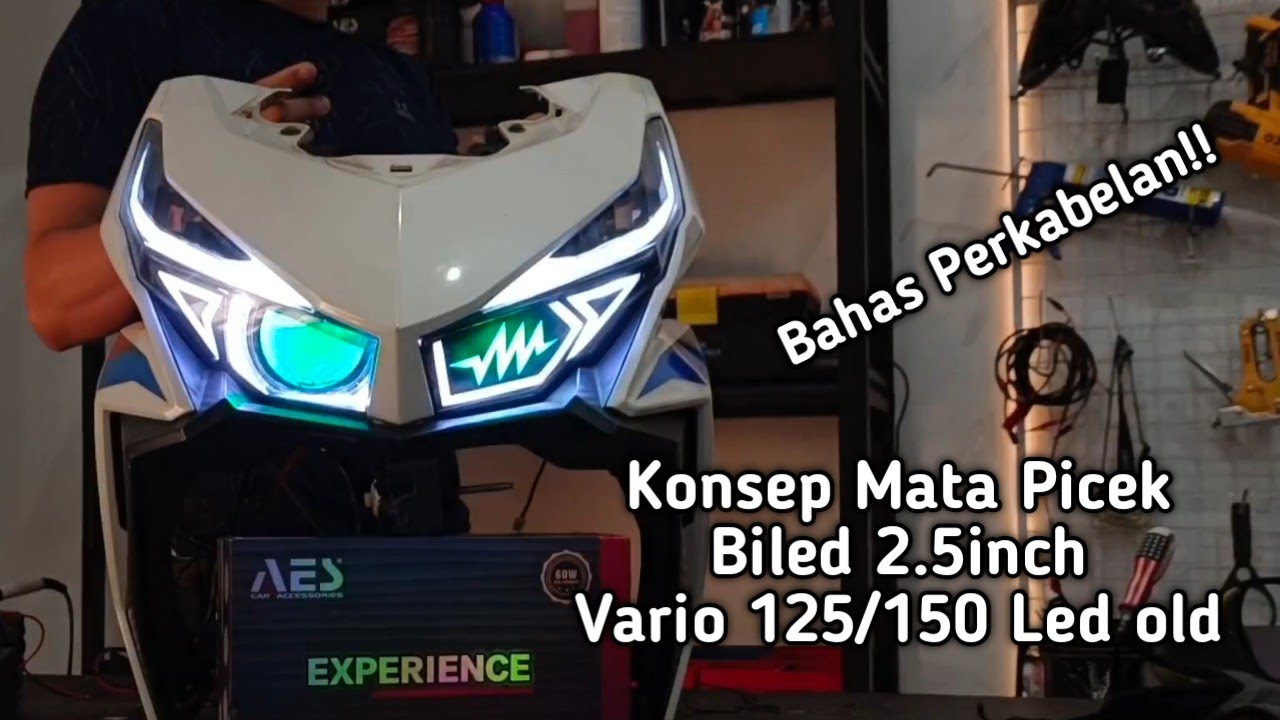 Konsep Mata Picek Biled 2.5inch Vario 125/150 Led old