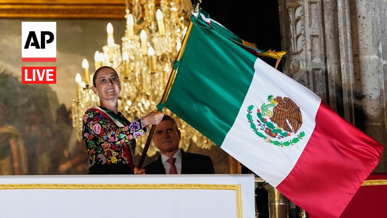 LIVE: Mexico's Claudia Sheinbaum leads Independence Day ceremony