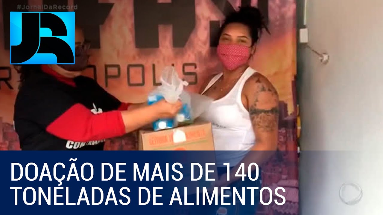 Uma das maiores empresas produtora de lácteos do país doa mais de 140 toneladas de alimentos