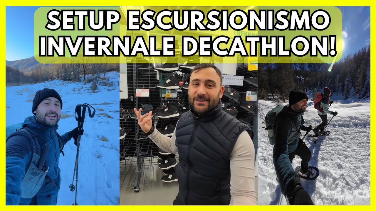 Setup escursionismo invernale in Decathlon!