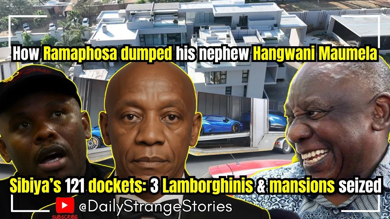 Ramaphosa dumps nephew: SIU raids Hangwani Maumela & seizes 3 Lamborghinis over Sibiya's 121 dockets