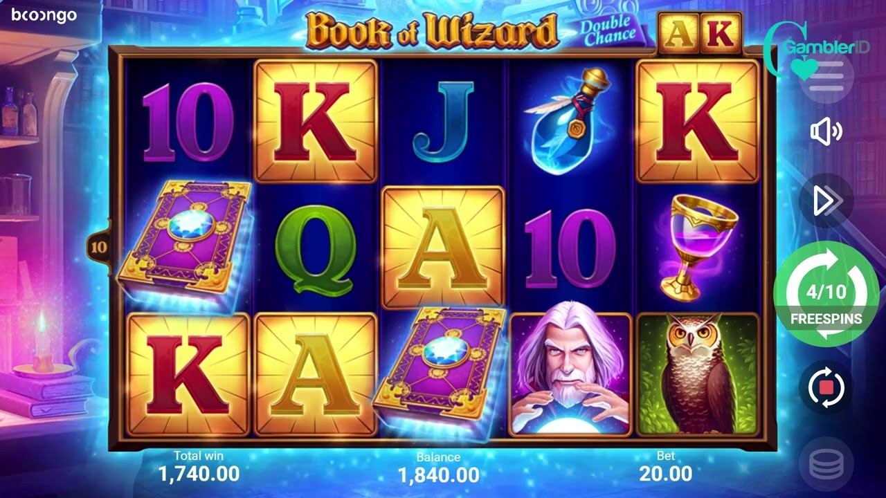 Book of Wizard Double Chance by 3 Oaks Video Review | GamblerID