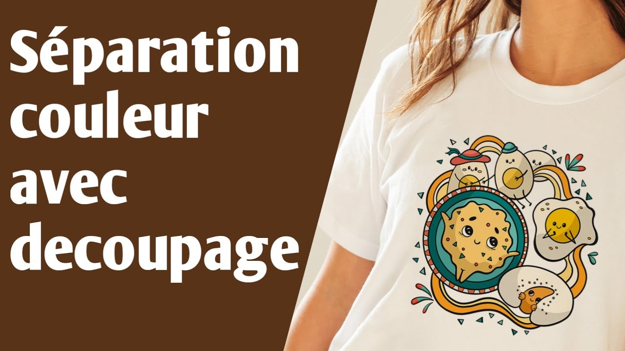 séparation couleur avec decoupage facil et rapide