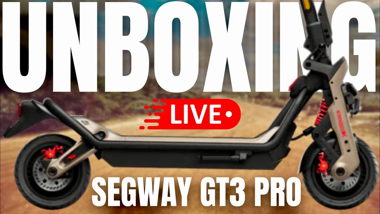 NEW Segway GT3 Pro – 50MPH FAST Electric Scooter | LIVE Unboxing & Assembly!