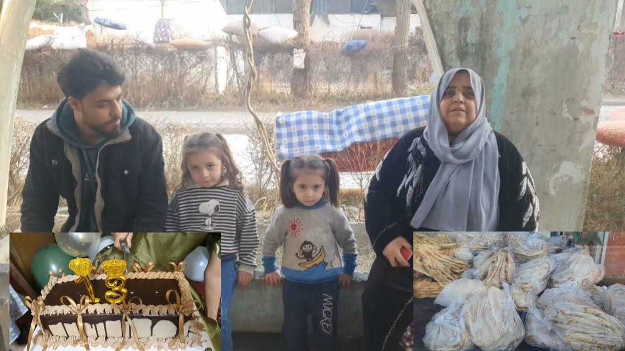 ولاگ ما_امروز به کمک یک دوست مابرای نیازمندان نان توزیع کردیم😇و تجلیل از سیزدهمین تولد صدیقه جان🎂