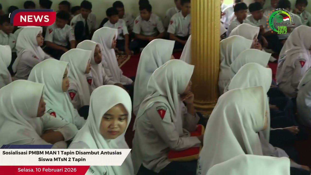 Sosialisasi PMBM MAN 1 Tapin Disambut Antusias Siswa MTsN 2 Tapin