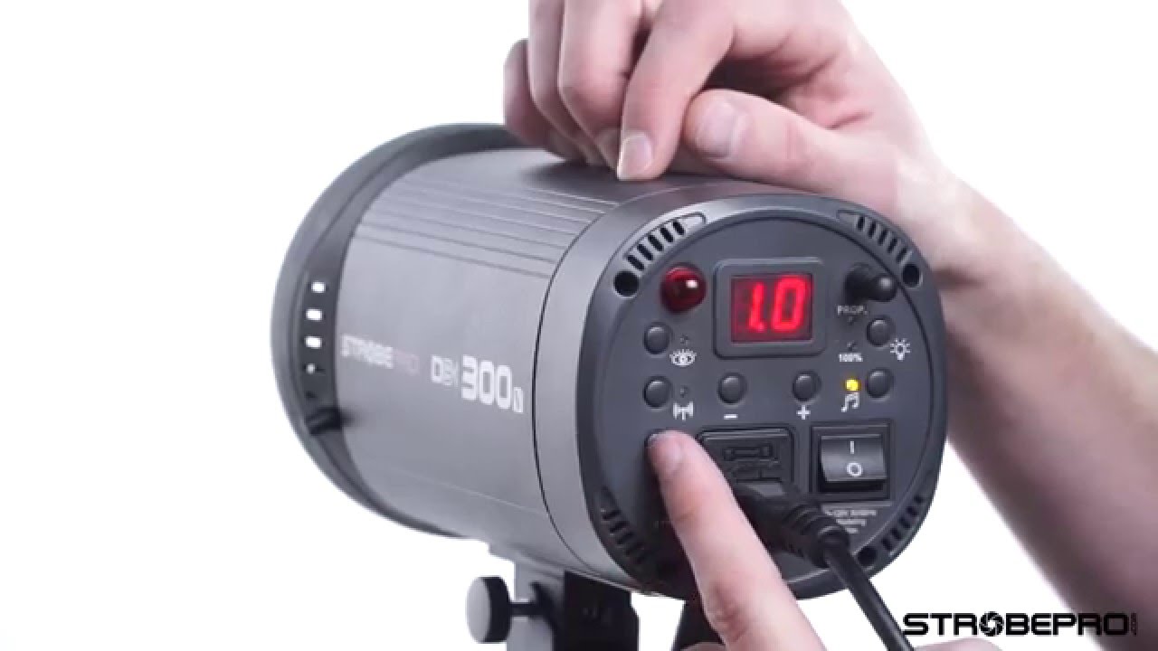 Strobepro D3 300W Studio Strobe Light Tutorial