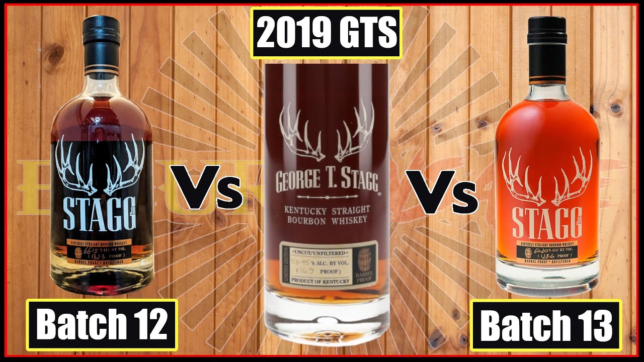 George T.  Stagg 2019 Vs Stagg Jr.  Batch 12 and Batch 13 Blind Tasting!