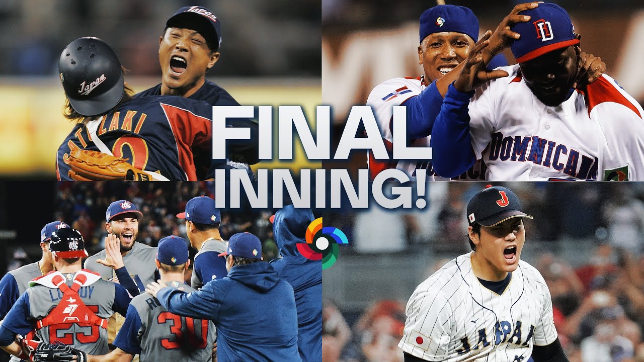 The FINAL INNING of all 5 World Baseball Classic championship games! 🏆
