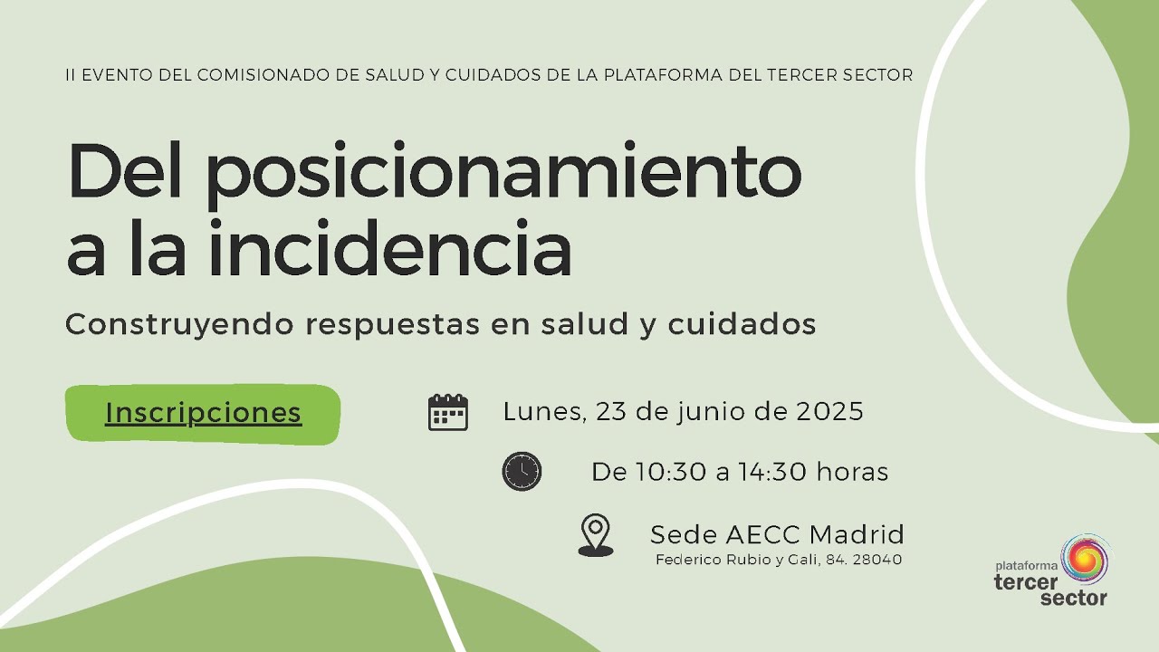 II Evento del Comisionado de Salud y Cuidados de la Plataforma del Tercer Sector