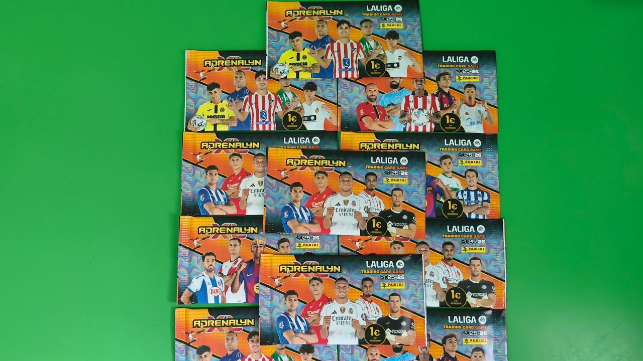 Abrí 11 SOBRES de ADRENALYN XL 2025-26 