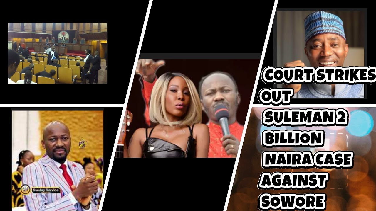 Breaking News:  Court Strikes out Suleman defamation 2 Billion case against sowore over Otobo saga/