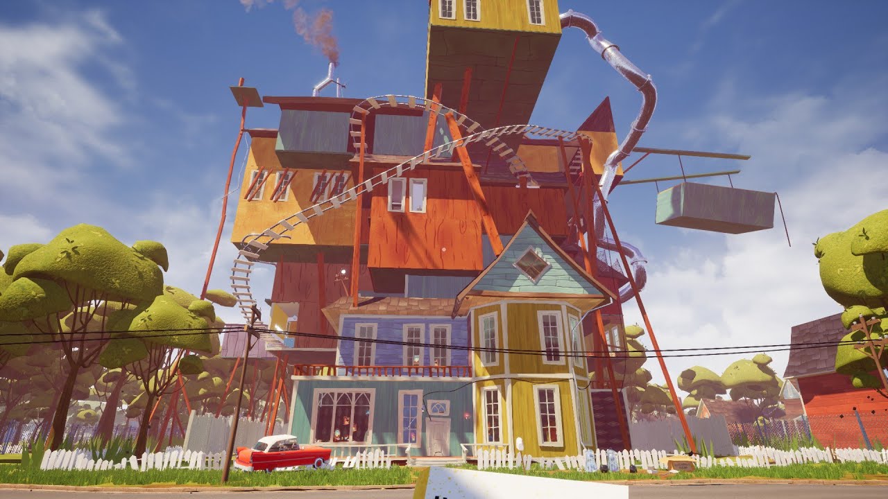 3 Ways in super jump in  Hello Neighbor alpha 4!