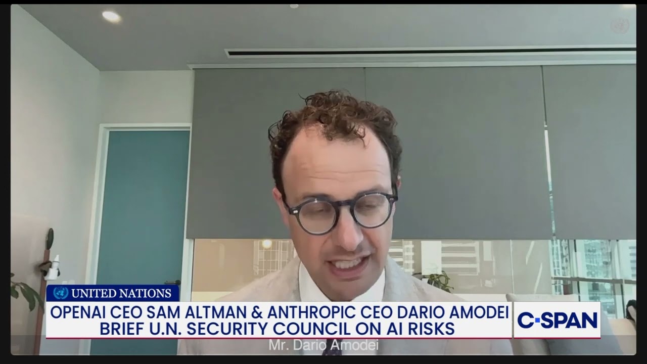 Anthropic CEO Amodei warns UN Security Council on AI risks