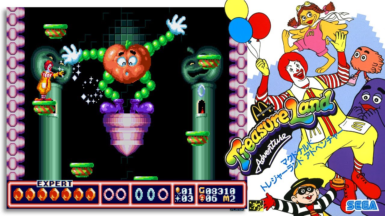 マクドナルド トレジャーランド アドベンチャー　EXPERT MODE 【メガドライブ】