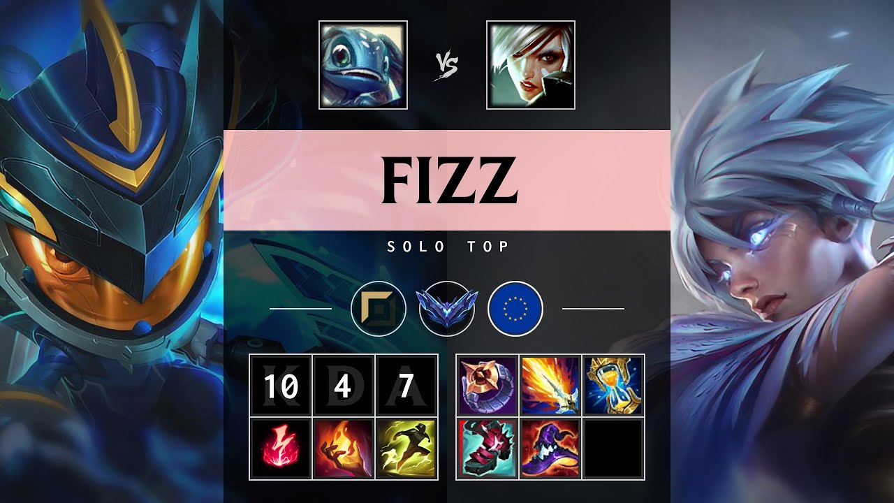 Fizz Top vs Riven - EUW Diamond Patch 25.13