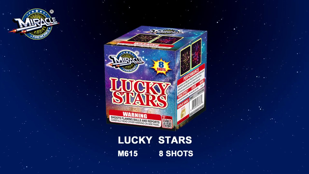 LUCKY STARS by Miracle Fireworks NEW FOR 2018! M615