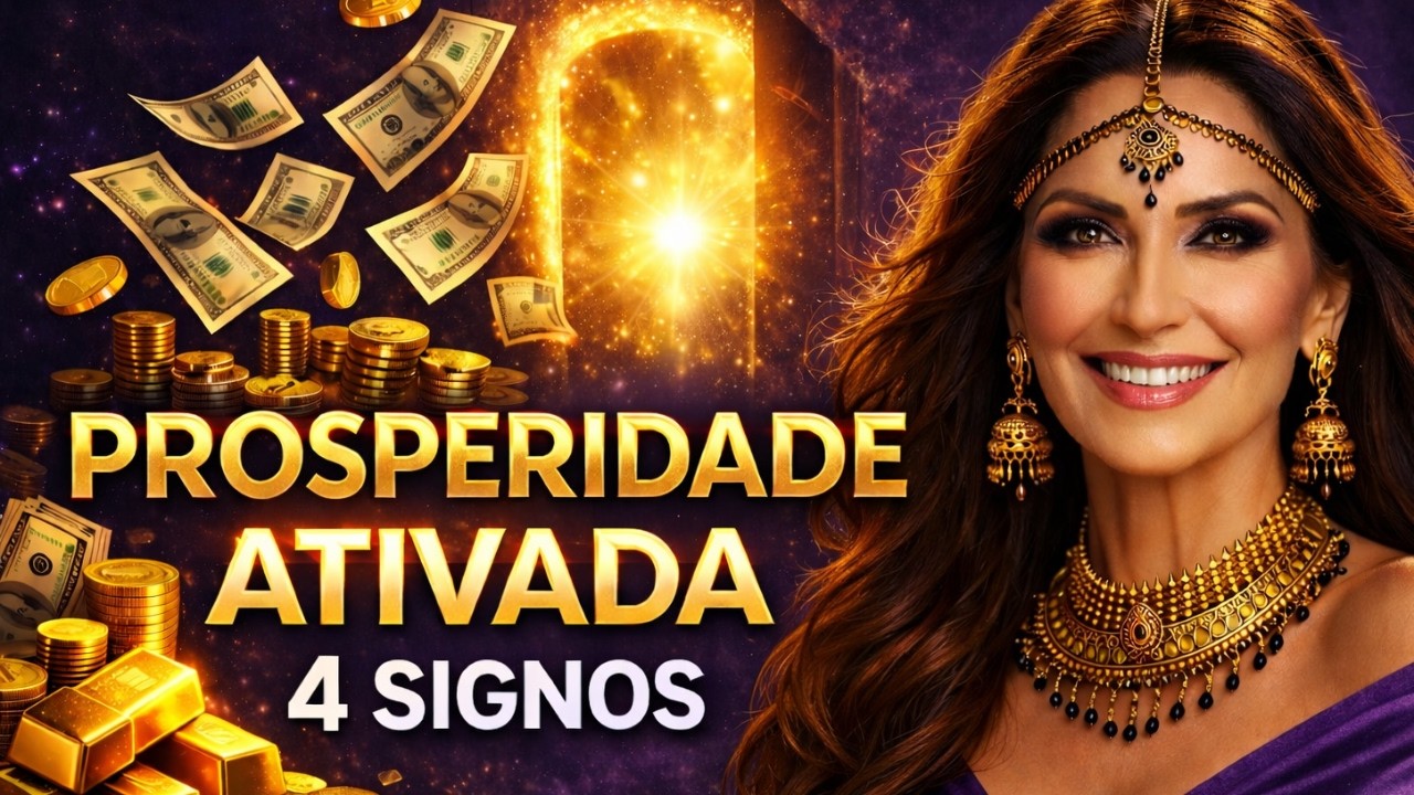 PROSPERIDADE ATIVADA: 4 signos entram em um novo ciclo financeiro ✨