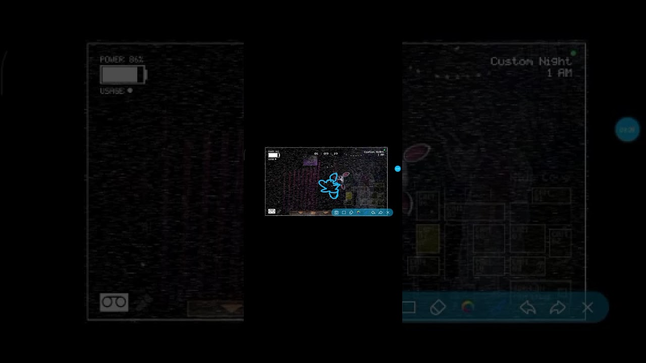 Jugando otros fangames de fnaf:)