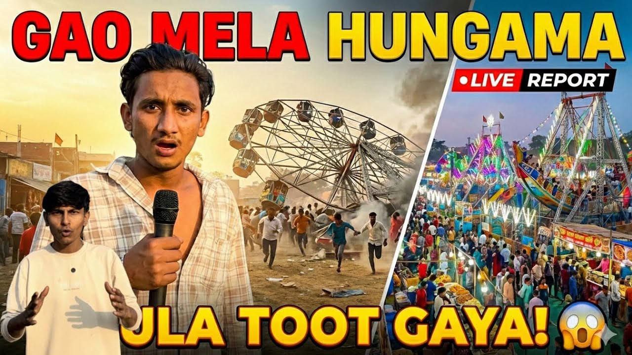 GAO KE MELA ME HUA HANGAMA😱