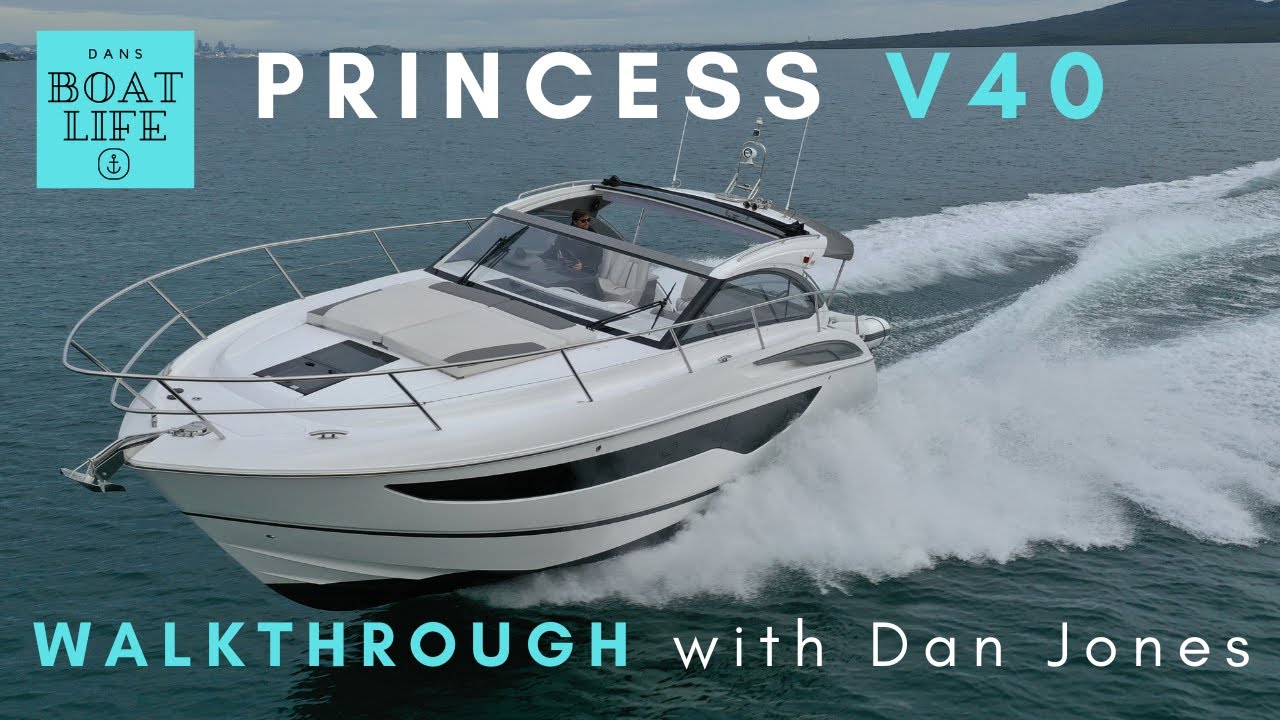 Princess V40 2022 года — подробный обзор и обзор с Дэном Джонсом